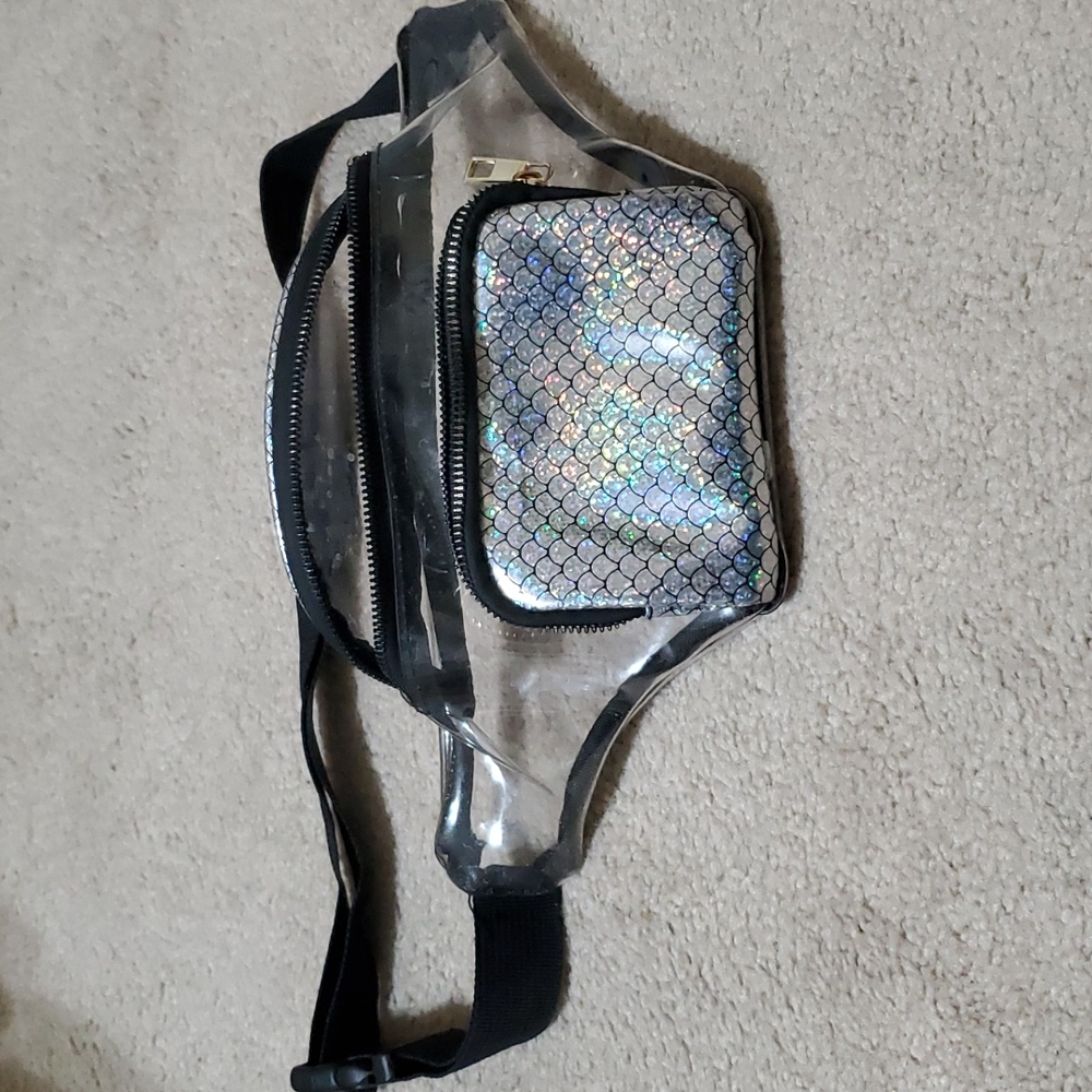 Transparent/Holographic Mermaid Fanny Pack